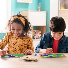 Ravensburger CreArt 28694  - Land der Dinosaurier  - Malen nach Zahlen für Kinder 5-7 Jahre