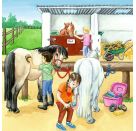 Ravensburger 5129 Puzzle Ein Tag auf dem Reiterhof 3 X 49 Teile