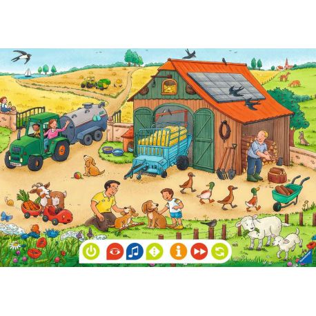 Ravensburger 00066 tiptoi Puzzle für kleine Entdecker: Bauernhof Puzzl