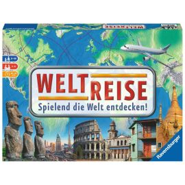 Ravensburger Familienspiel 26888 - Weltreise - Familienklassiker ab 8 Jahren - Gesellschaftsspiel, Reise einmal um die