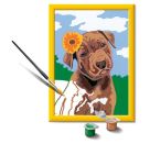 Ravensburger CreArt 28943 - Bester Freund - Malen nach Zahlen Hund für Kinder ab 7 Jahre