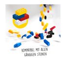Blox 40 graue 8er Steine in Dose
