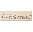 Stempel Hochzeitsmenü