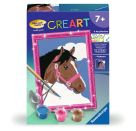 Ravensburger CreArt 29607 - Pferd - Malen nach Zahlen Pfed für Kinder ab 7 Jahre