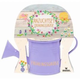 Anzuchtset Gießkanne Frühlingsgrüße