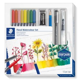 STAEDTLER Blumen Aquarell Set 100% PEFC