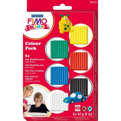 Modelliermasse FIMO® kids Colour pack - basicSet Model clay FIMO® kids col.pack Bas