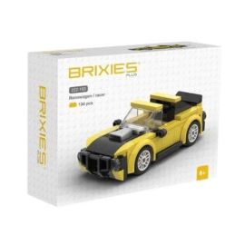 BRIXIES Plus Mini Rennwagen gelb / Mini Racer yellow