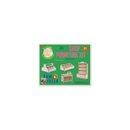 Sam   Julia: Mäusehaus-Zimmer - DIY Möbel-Baukastenset - Kaufmannsladen