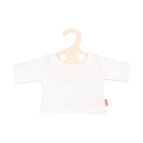 T-Shirt weiß auf Kleiderbügel, Gr. 35-45 cm