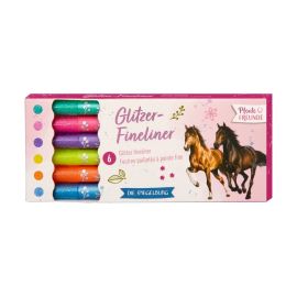 Glitzer-Fineliner - Pferdefreunde