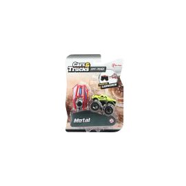TOITOYS CARS TRUCKS Abschuss mini Metal Monster Truck, 4-fach sortiert