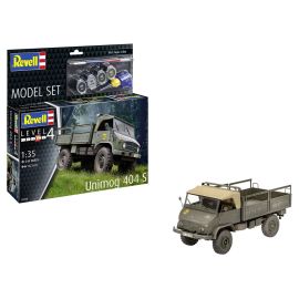 Model Set Unimog 404 S, Revell Modellbausatz mit Basiszubehör