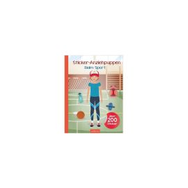 Sticker-Anziehpuppen – Beim Sport