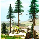 BUSCH H0 Mountainbiker
