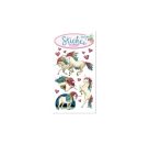Glitter-Sticker, Einhorn
