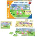 Ravensburger 163 tiptoi® Puzzle für kleine Entdecker: Peppa Pig
