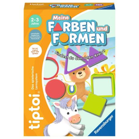 Ravensburger tiptoi Spiel 00168 - Meine Farben und Formen, Lernspiel für Kinder ab 2 Jahren