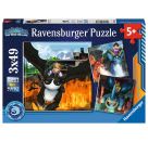 Ravensburger 5688 Puzzle Dragons: Die 9 Welten 3 X 49 Teile