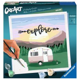 Ravensburger CreArt - Malen nach Zahlen 20271 – Explore – ab 12 Jahren Ravensburger CreArt - Malen nach Zahlen 20271 – Explore – ab 12 Jahren