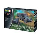 Krupp Protze KFZ 69 with 3,7cm Pak, Revell Modellbausatz