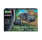 Krupp Protze KFZ 69 with 3,7cm Pak, Revell Modellbausatz