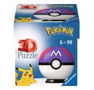 Ravensburger 11564 Puzzle Puzzle-Ball Pokémon Meisterball 3D 72 Teile