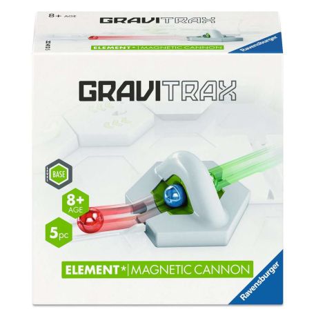 Ravensburger GraviTrax Element Magnetic Cannon 22413 - GraviTrax Erweiterung für deine Kugelbahn - Murmelbahn und Kons