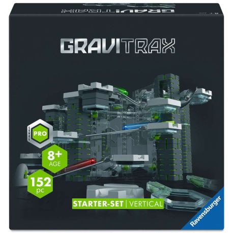 Ravensburger GraviTrax PRO Starter-Set Vertical 22426 - GraviTrax Starterset für deine Kugelbahn - Murmelbahn und Kons