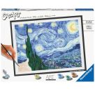 Ravensburger CreArt - Malen nach Zahlen 23518 – ART Collection: Die Sternennacht (Van Gogh) – ab 14 Jahren