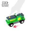 BRIO World – 36018 Bauernhof-Batteriezug | Batteriebetriebene Spielzeuglok für Kinder ab 3 Jahren