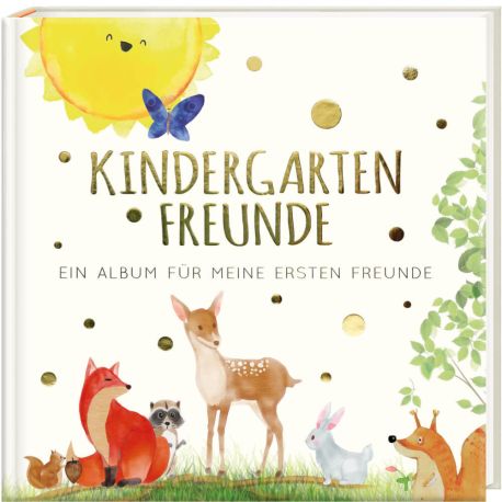 Kindergartenfreunde – TIERE: ein Album für meine ersten Freunde (Freundebuch Kindergarten 3 Jahre)