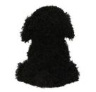 TOPModel Plüsch Hund schwarz 16 cm