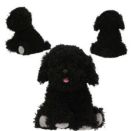 TOPModel Plüsch Hund schwarz 16 cm