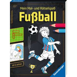 Mein Mal- und Rätselspaß: Fußball