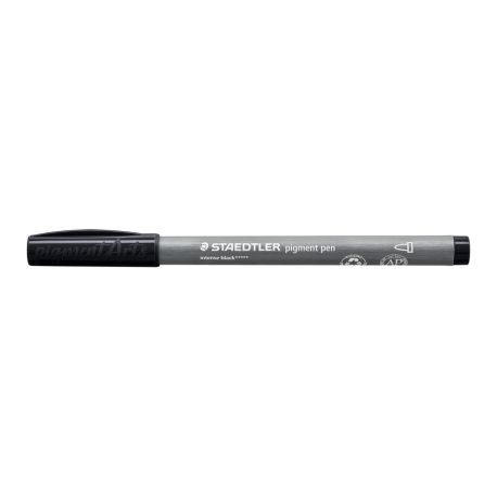 Feinschreiber pigment pen intensiv schwarz Fasermaler