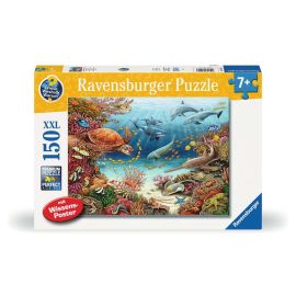 Ravensburger 13411 Puzzle Wieso? Weshalb? Warum? Meerestiere am Korallenriff  150 Teile XXL