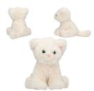 TOPModel Plüsch Katze weiß 16 cm