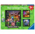Ravensburger 5621 Puzzle Minecraft Biomes 3 X 49 Teile
