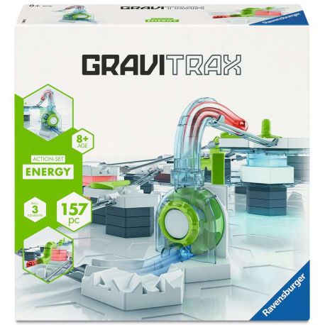 Ravensburger GraviTrax Action-Set Energy 27482 - GraviTrax Starterset für deine Kugelbahn - Murmelbahn und Konstruktio