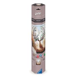 Ravensburger CreArt - Malen nach Zahlen 23910 - Magischer Hirsch - ab 12 Jahren - Malen auf Leinwand