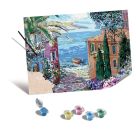Ravensburger CreArt - Malen nach Zahlen 23913 - Mediterrane Landschaft - ab 14 Jahren - Malen auf Leinwand