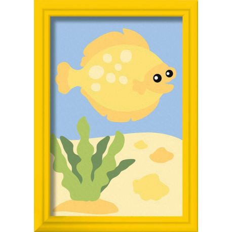 Ravensburger Malen nach Zahlen 23952 - Fröhlicher Fisch - Kinder ab 7 Jahren