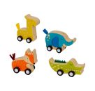 Tier mit Rückziehmotor - Bunte Geschenke, sort.