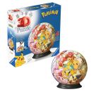 Ravensburger 3D Puzzle 11595 - Puzzle-Ball Pokémon Kanto Region - Puzzleball aus dreidimensionalen Puzzleteilen - für