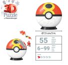 Ravensburger 3D Puzzle 11628 - Puzzle-Ball Pokémon Pokéballs - Wiederball - [EN] Repeat Ball - für große und kleine Po