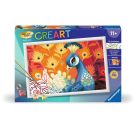 Ravensburger CreArt - Malen nach Zahlen 20000 - Stolzer Pfau - ab 11 Jahren