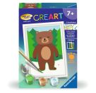 Ravensburger CreArt - Malen nach Zahlen 23987 - Kleiner Bär - ab 7 Jahren