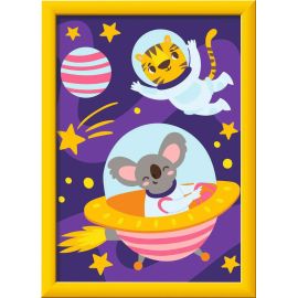 Ravensburger CreArt - Malen nach Zahlen 23991 - Tiere im All - ab 7 Jahren