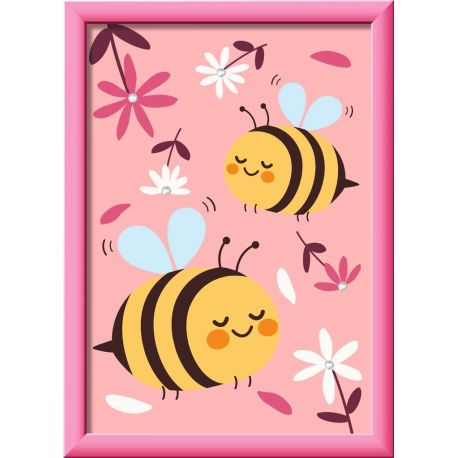 Ravensburger CreArt - Malen nach Zahlen 23992 -  Niedliche Hummeln - ab 7 Jahren